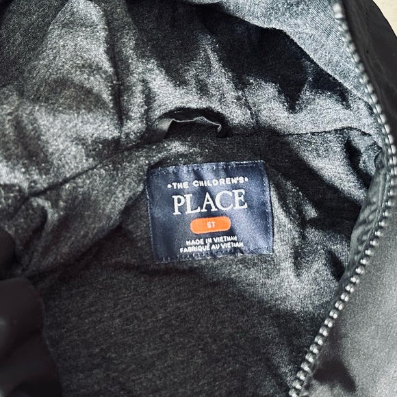 The Children’s Place Windbreaker Jacket Boys Uniform Black SZ EUC! - Picture 12 of 16